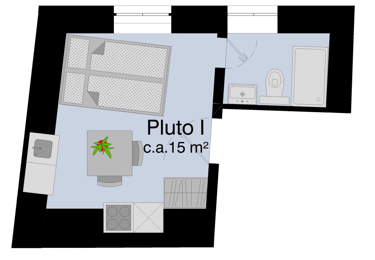 Studio in Luzern - LU Pluto l - Old Town HITrental Apartment