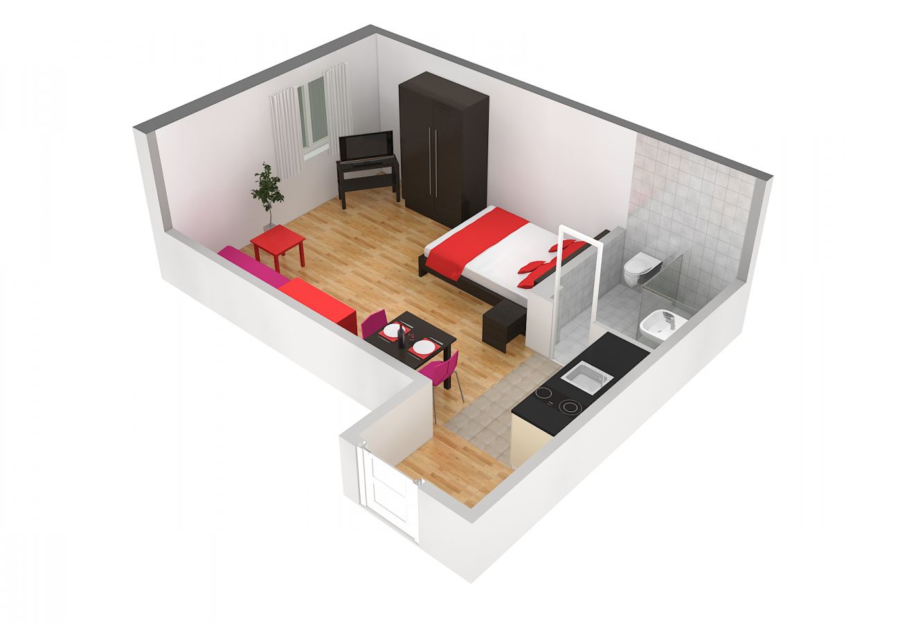 Estudio en Zurich - ZH Bartlett - Stauffacher HITrental Apartment
