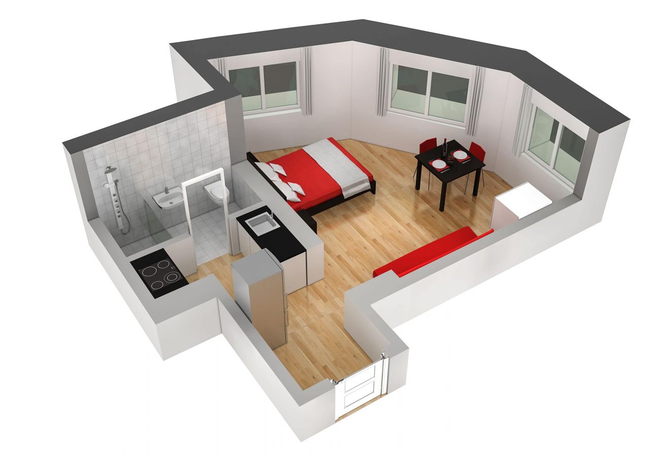 Estudio en Zurich - ZH Tiger - Altstetten HITrental Apartment