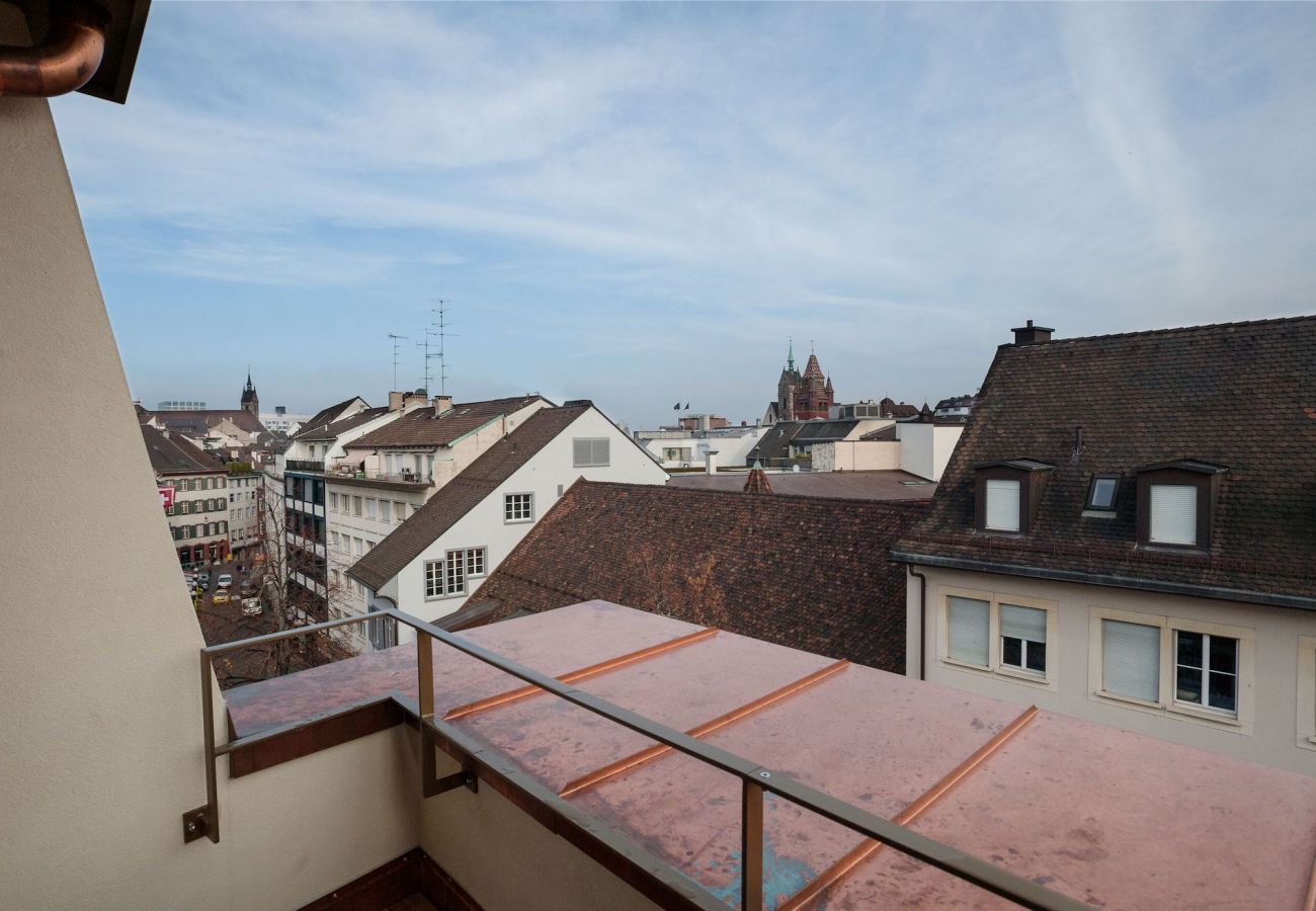 Studio w Basel - BS Monet V - Marktplatz HITrental Apartment