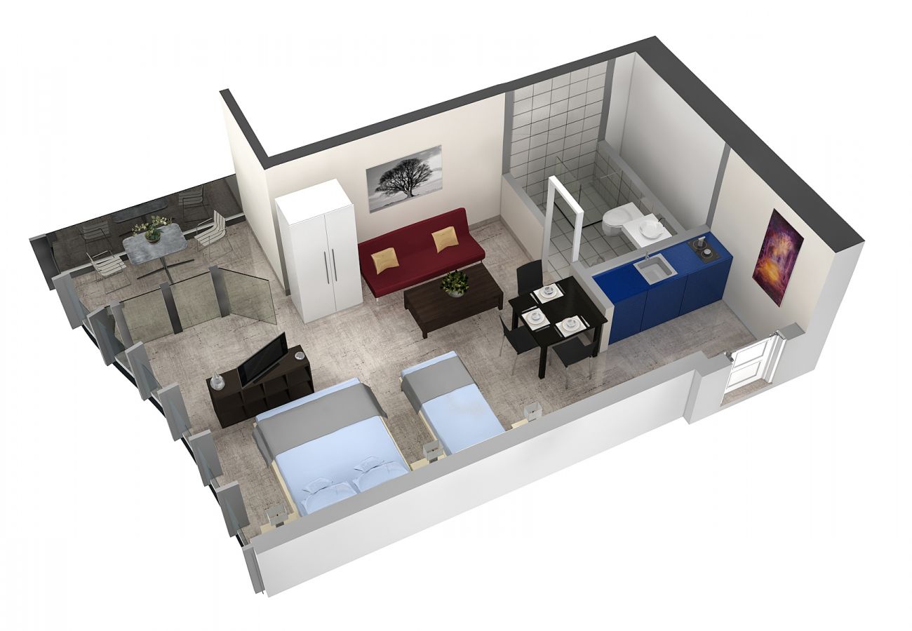 Квартира-студия на Luzern - LU Gletschergarten III - Allmend HITrental Apartme