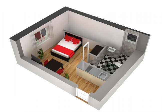 Квартира-студия на Luzern - LU Pluto lll - Old Town HITrental Apartment Квартира-студия на Luzern - LU Pluto lll - Old Town HITrental Apartment