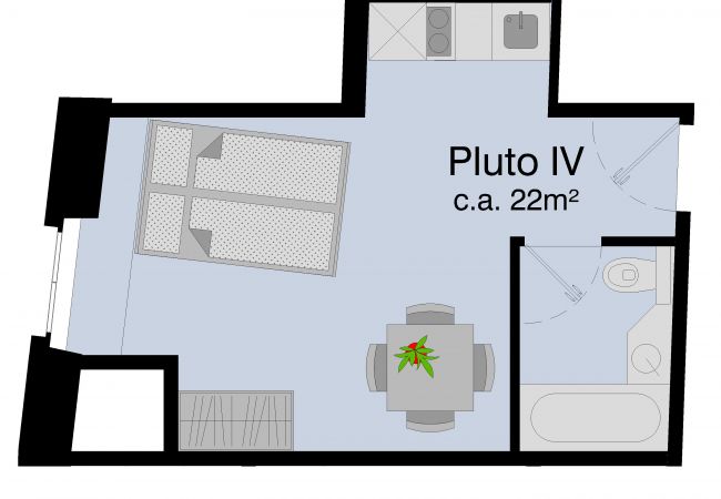 Квартира-студия на Luzern - LU Pluto lV - Old Town HITrental Apartment