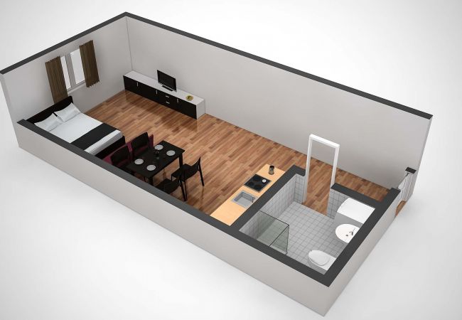 Квартира-студия на Zürich - ZH Limmat 5 - HITrental Apartment Квартира-студия на Zürich - ZH Limmat 5 - HITrental Apartment