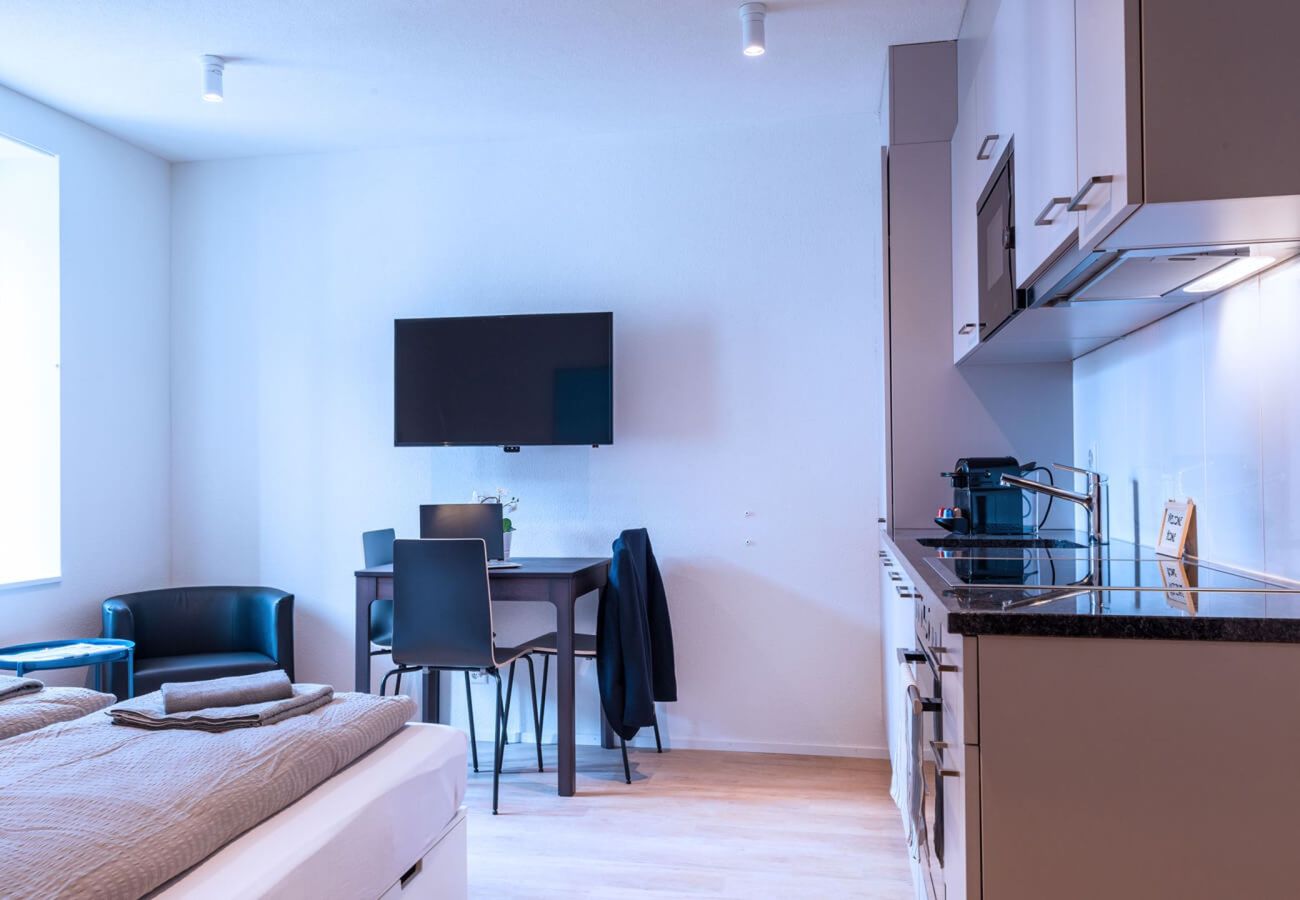 Квартира-студия на Zurich - ZH Herta I - HITrental Central Station Apartment